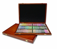 Mungyo soft pastels in wooden box MPV-72W