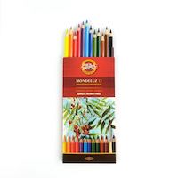 MONDELUZ Set matite colorate acquerellabili Aquarell, 12pz, Koh-I-Noor